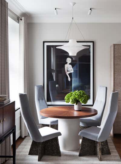  Contemporary Apartment Dining Room. Zaubes Apartment by SOG Interiors.