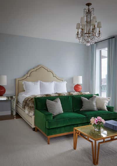  Eclectic Eclectic Family Home Bedroom. Chicago Apartment by Sasha Adler Design.