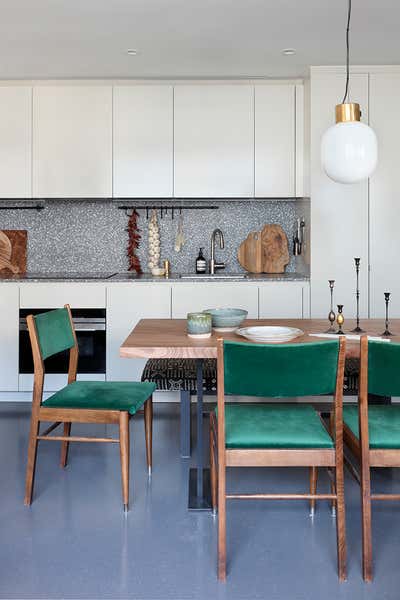  Eclectic Apartment Kitchen. Television Centre Apartment by Studio Ashby.