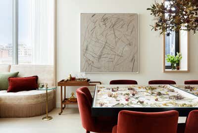  Eclectic Apartment Dining Room. Floral Court Penthouse by Studio Ashby.