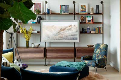 Eclectic Apartment Living Room. Floral Court Penthouse by Studio Ashby.