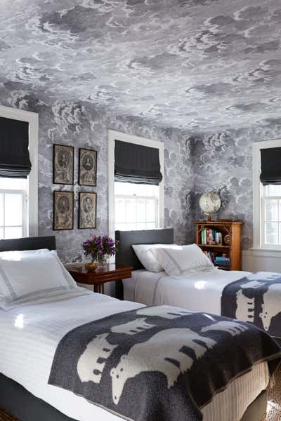  Transitional Country House Bedroom. COUNTRY HOUSE by Philip Gorrivan Design.