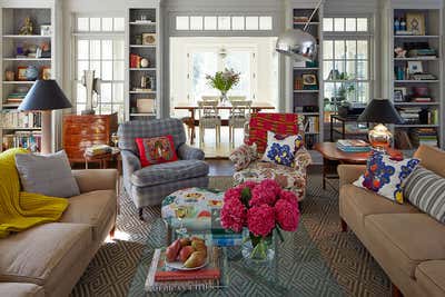  Transitional Country House Living Room. COUNTRY HOUSE by Philip Gorrivan Design.