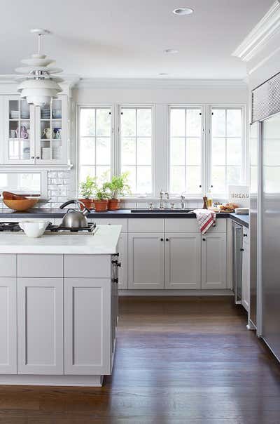  Transitional Country House Kitchen. COUNTRY HOUSE by Philip Gorrivan Design.