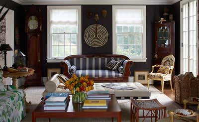  Eclectic Traditional Country House Living Room. COUNTRY HOUSE by Philip Gorrivan Design.