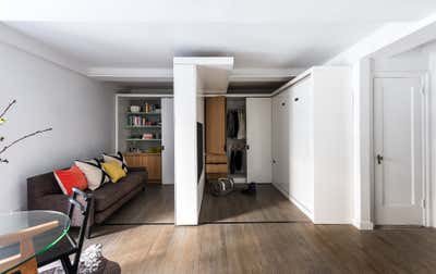 Modern Storage Room and Closet. 5:1 Apartment by MKCA // Michael K Chen Architecture.