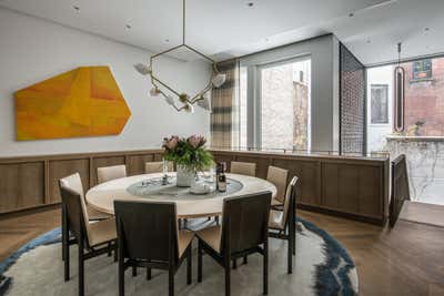  Modern Family Home Dining Room. Upper East Side Townhouse by MKCA // Michael K Chen Architecture.