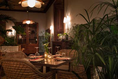  Tropical Hotel Dining Room. Itz'ana Belize Resort & Residences  by Samuel Amoia Associates.