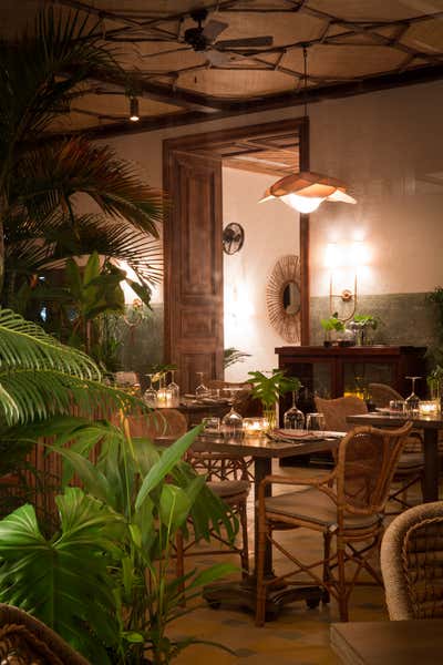  Tropical Hotel Dining Room. Itz'ana Belize Resort & Residences  by Samuel Amoia Associates.