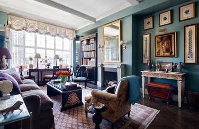  Maximalist Apartment Living Room. East Side Residence by Mark Hampton LLC.