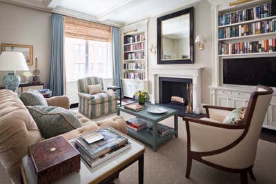  Traditional Apartment Living Room. Upper East Side Residence by Mark Hampton LLC.