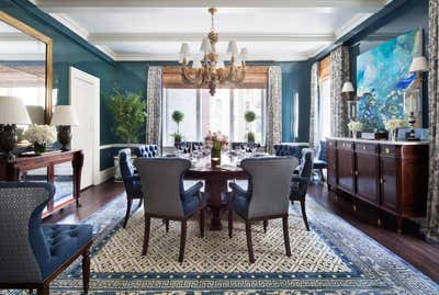  Traditional Apartment Dining Room. Upper East Side Residence by Mark Hampton LLC.