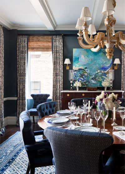  Traditional Apartment Dining Room. Upper East Side Residence by Mark Hampton LLC.