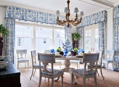  Traditional Vacation Home Dining Room. Florida Residence by Mark Hampton LLC.