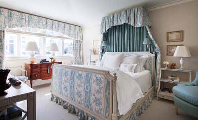 Traditional Vacation Home Bedroom. Florida Residence by Mark Hampton LLC.