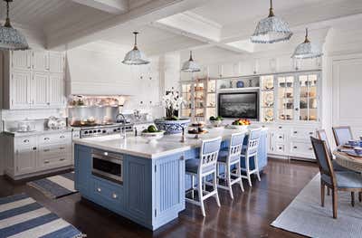  Country House Kitchen. Bridgehampton Residence by Mark Hampton LLC.