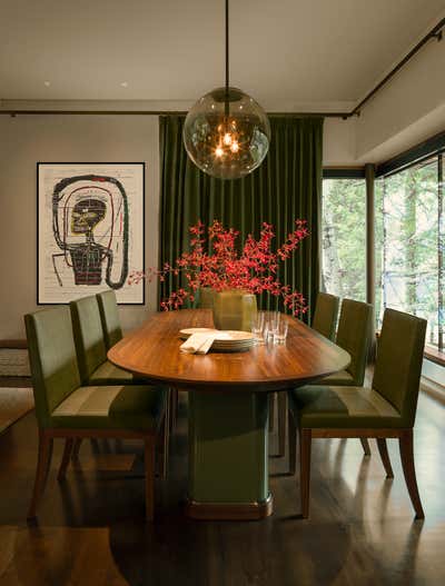 Modern Country House Dining Room. Residence by Clive Lonstein.