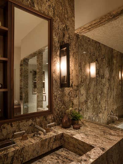 Eclectic Country House Bathroom. Residence by Clive Lonstein.