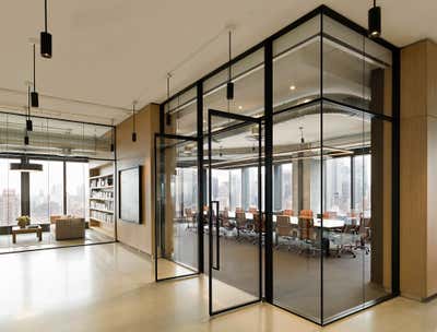 Contemporary Meeting Room. Office by Clive Lonstein.