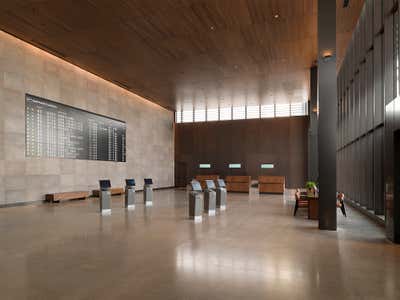  Transportation Lobby and Reception. Airport by Clive Lonstein.