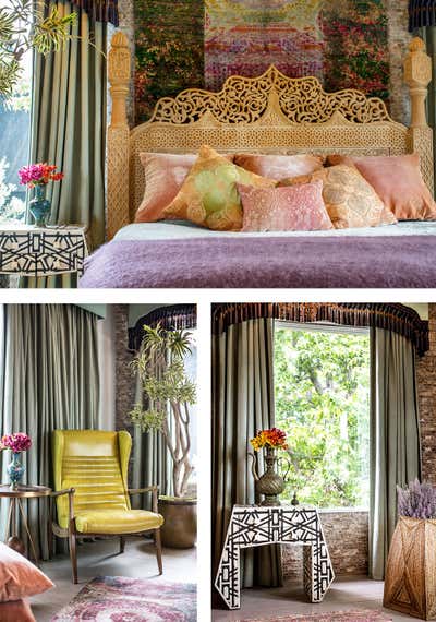  Asian Bedroom. Moroccan Remodel  by Kim Colwell Design.