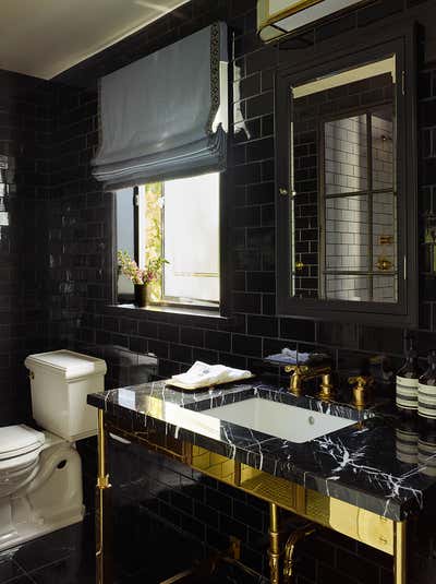  Transitional Family Home Bathroom. Presidio Heights 3 by Palmer Weiss Interior Design.