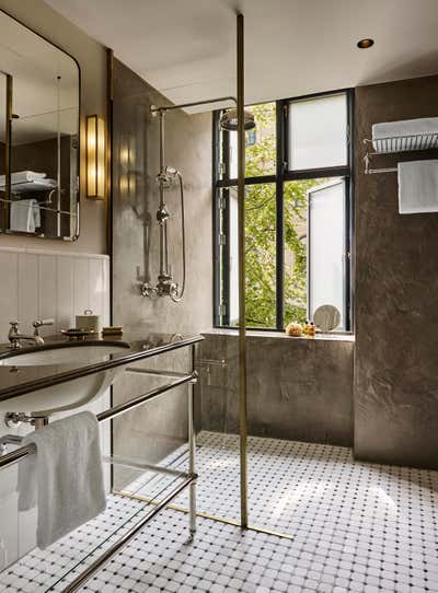  Traditional English Country Hotel Bathroom. Hotel Sanders by Pernille Lind Studio.
