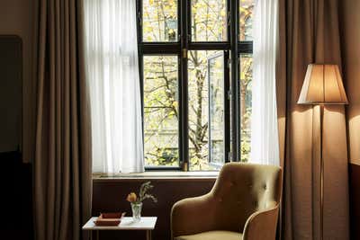  Scandinavian Traditional Hotel Bedroom. Hotel Sanders by Pernille Lind Studio.