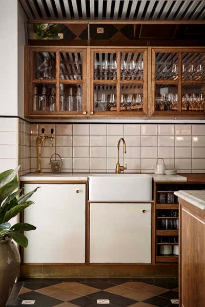  Eclectic English Country Hotel Kitchen. Hotel Sanders by Pernille Lind Studio.