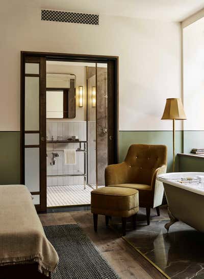  Traditional Hotel Bedroom. Hotel Sanders by Pernille Lind Studio.