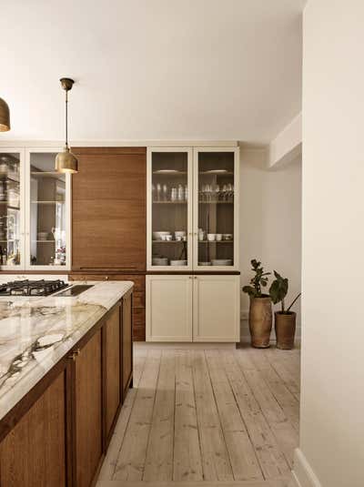  Traditional Family Home Kitchen. Lake Townhouse by Pernille Lind Studio.