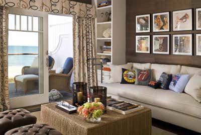  Eclectic Beach House Living Room. MONTAUK BEACH HOUSE by Philip Gorrivan Design.