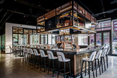  Restaurant Bar and Game Room. Glass House by Hacin + Associates.