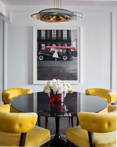  Art Deco Apartment Dining Room. Photography Collector's Pied-à-Terre by TORREY.