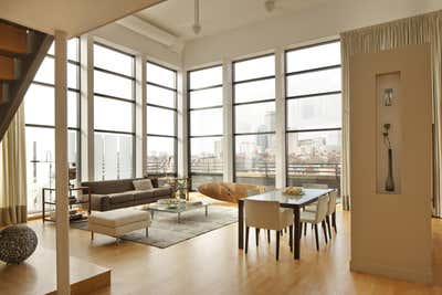 Contemporary Apartment Open Plan. Laconia Loft West by Hacin + Associates.