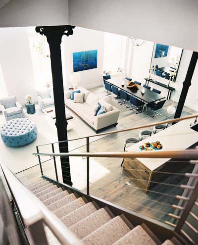  Industrial Apartment Living Room. Chelsea Duplex  by Eddie Lee Inc..
