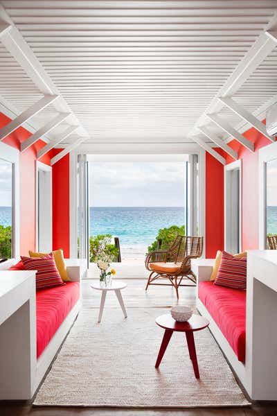  Beach Style Hotel Entry and Hall. Coral Sands Hotel by Eddie Lee Inc..