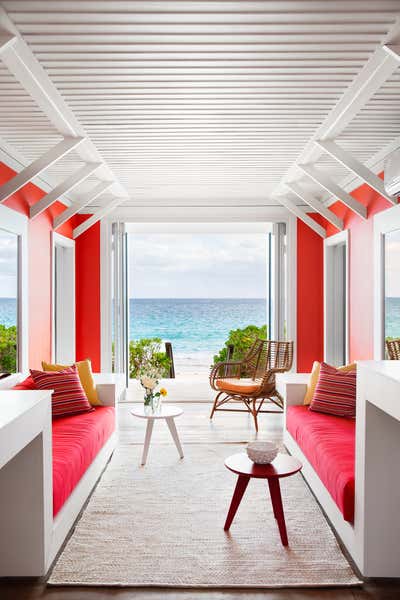 Beach Style Hotel Entry and Hall. Coral Sands Hotel by Eddie Lee Inc..