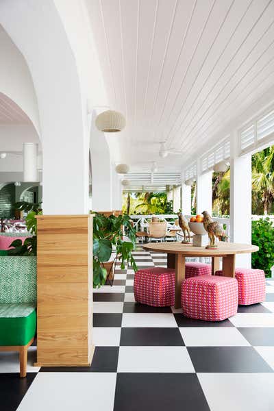  Beach Style Hotel Lobby and Reception. Coral Sands Hotel by Eddie Lee Inc..