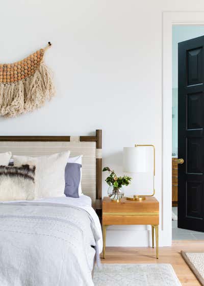  Bohemian Family Home Bedroom. Pacific Heights Collected Contemporary by Regan Baker Design.