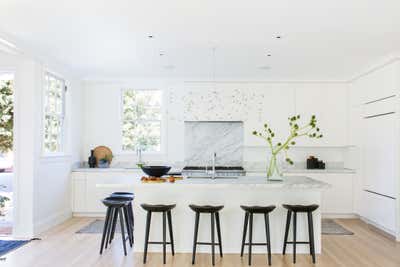  Minimalist Family Home Kitchen. Sea Cliff Preppy Contemporary by Regan Baker Design.
