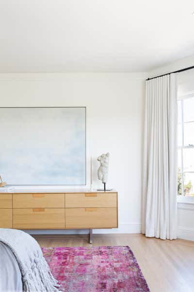  Eclectic Family Home Bedroom. Sea Cliff Preppy Contemporary by Regan Baker Design.