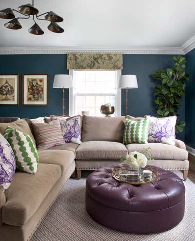  Transitional Family Home Living Room. Glencoe by Duet Design Group.