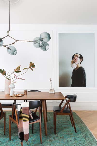  Modern Family Home Dining Room. Noe Valley Parisian Atelier by Regan Baker Design.