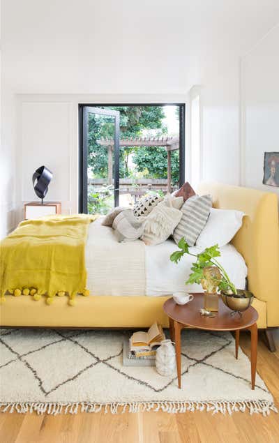  Eclectic Family Home Bedroom. Noe Valley Parisian Atelier by Regan Baker Design.
