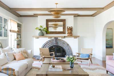  Mediterranean Family Home Living Room. Presidio Heights Collected Contemporary by Regan Baker Design.