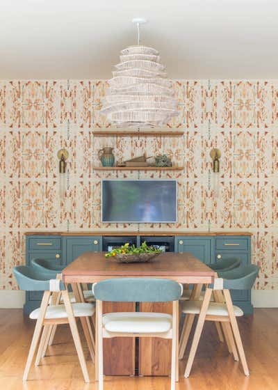  Eclectic Family Home Dining Room. Presidio Heights Collected Contemporary by Regan Baker Design.