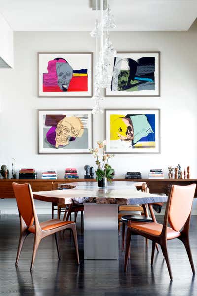  Modern Apartment Dining Room. Tribeca Penthouse by DHD Architecture & Interior Design.