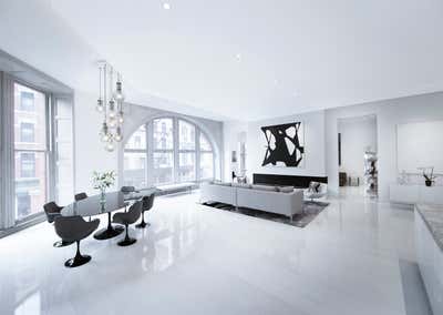  Minimalist Apartment Living Room. Bleecker Street Loft by DHD Architecture & Interior Design.