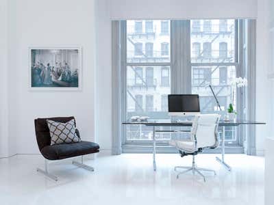  Modern Apartment Office and Study. Bleecker Street Loft by DHD Architecture & Interior Design.